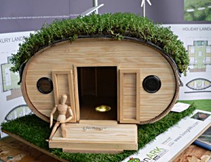 Scale model of GardenARK AT Big Green Home Show