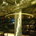 Vertical garden, water feature, reflecting the departure hub, Singapore Changi airport
