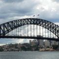 Sydney Bridge all in long shot